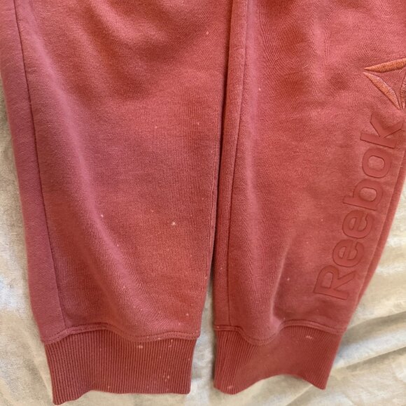 🏃♀️ Reebok High Rise Fleece Lined Sweatpants Joggers | S - Picture 7 of 7